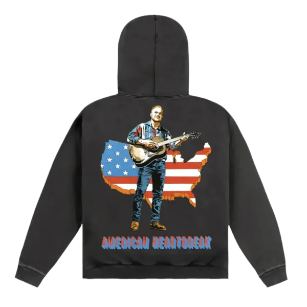 American Heartbreak Black Hoodie