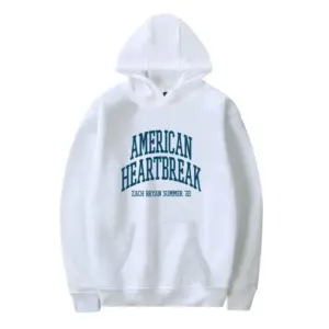 American Heartbreak Zach Bryan Wite Hoodie