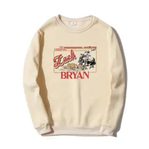 Retro 90s Zach Bryan Sweatshirt -Beige